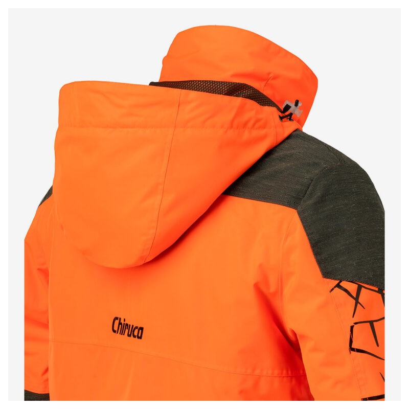 CHIRUCA CHAQUETA ISIS CH+ HI VIS MEMBRANA IMPERMEABLE VERDE / NARANJA