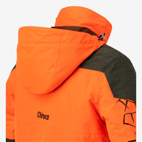 CHIRUCA CHAQUETA ISIS CH+ HI VIS MEMBRANA IMPERMEABLE VERDE / NARANJA