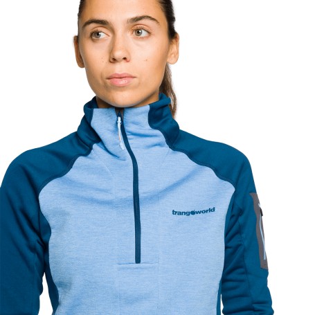 PULLOVER Trangoworld BRENTA AZUL CLARO/AZUL ESCURO