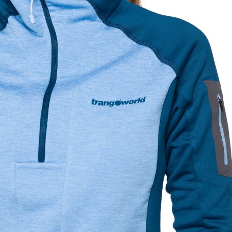 PULLOVER Trangoworld BRENTA AZUL CLARO/AZUL ESCURO