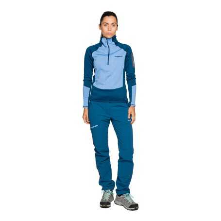 PULLOVER Trangoworld BRENTA AZUL CLARO/AZUL ESCURO