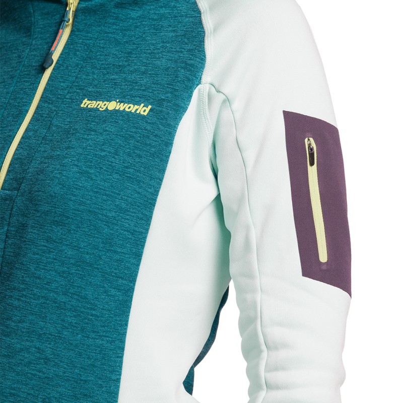 PULLOVER Trangoworld BRENTA VERDE/VERDE CLARO