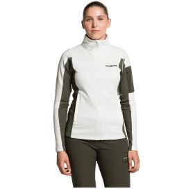 JAQUETA WOOMBA BRANCA/VERDE ESCURA