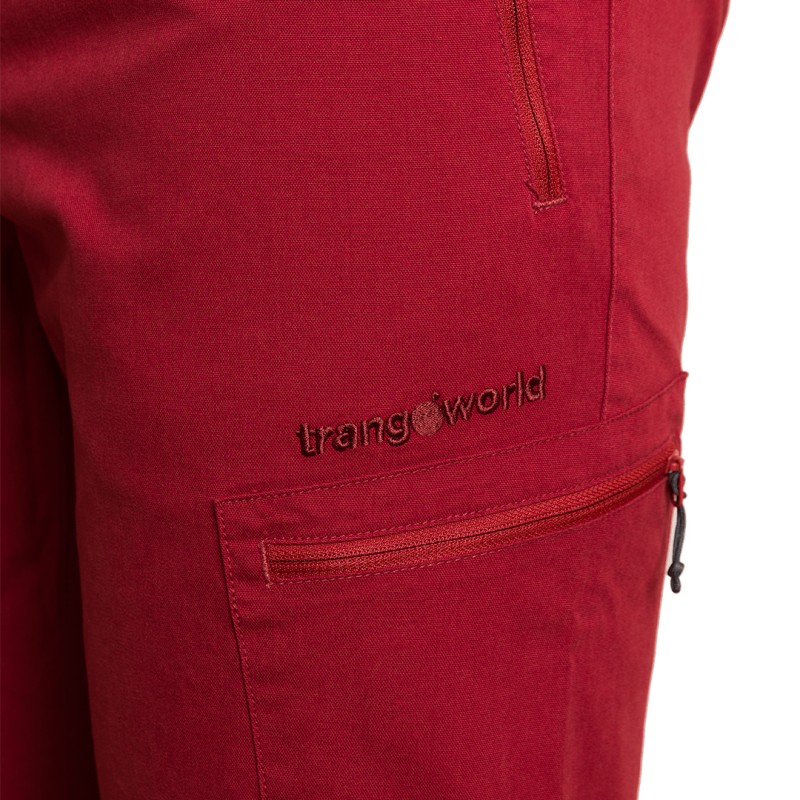 Calças compridas Trangoworld Lassen 002 Borgonha