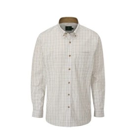 Camisa Oxford Blue Morar Check Black/Brown