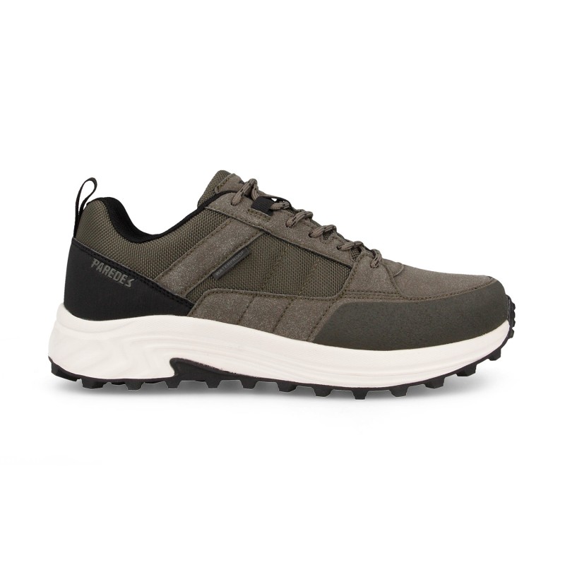 Calçado de trekking masculino Paredes Albalat Khaki marrom escuro Calçado de trekking masculino Paredes Albalat Khaki marrom escuro