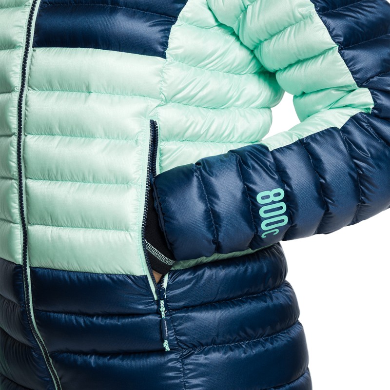 JAQUETA Trangoworld TRX2 800 WM EVO AZUL CLARO/MARINHO