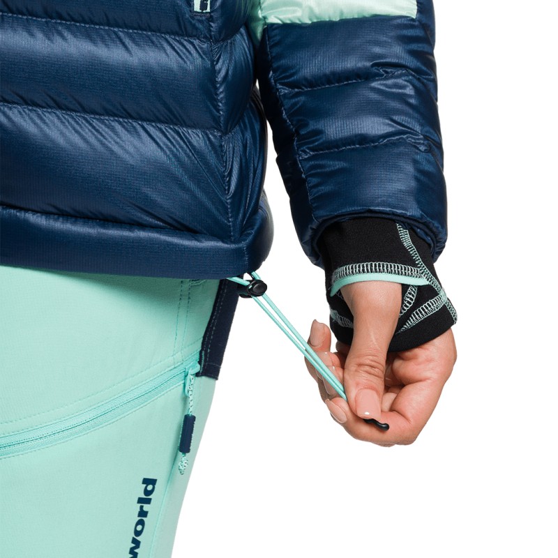 JAQUETA Trangoworld TRX2 800 WM EVO AZUL CLARO/MARINHO