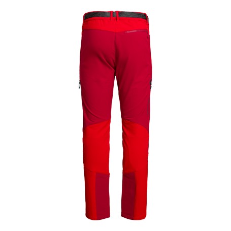 Calças compridas Trangoworld em Grisons Extreme Red/Dark Red