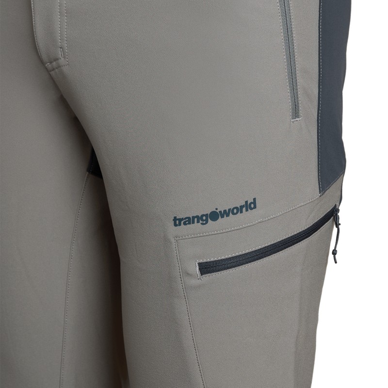 Calça comprida Trangoworld AYSEN 003 cinza claro/antracite