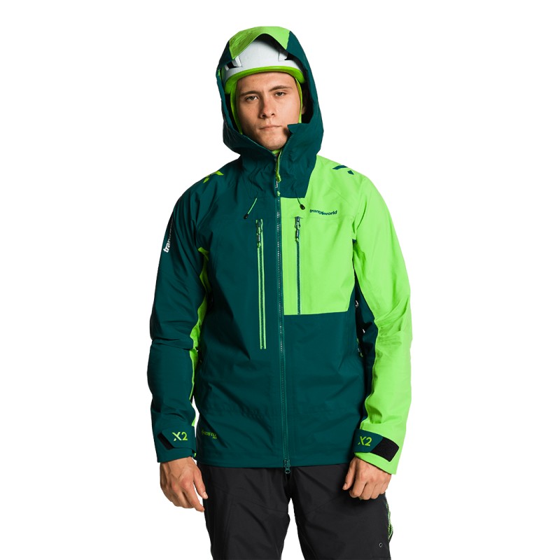 JAQUETA TRX2 SHELL EVO VERDE ESCURO/VERDE JAQUETA TRX2 SHELL EVO VERDE ESCURO/VERDE