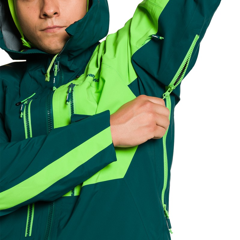 JAQUETA Trangoworld TRX2 SHELL EVO VERDE ESCURO/VERDE