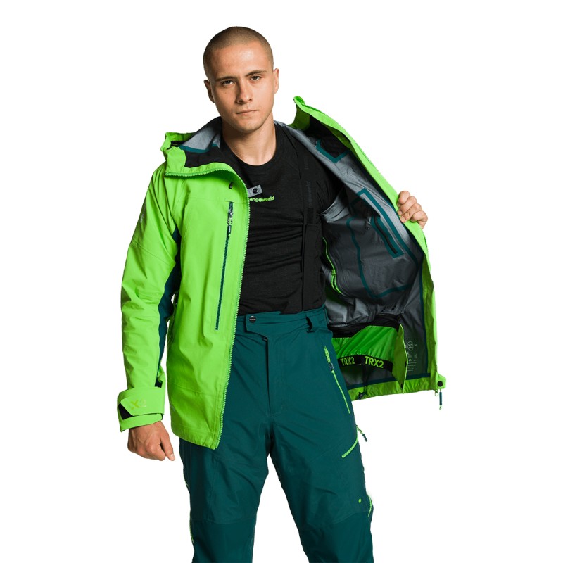 JAQUETA Trangoworld TRX2 SHELL EVO VERDE/VERDE ESCURO