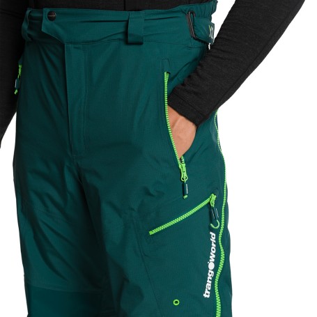Calça comprida Trangoworld TRX2 SHELL EVO verde escuro