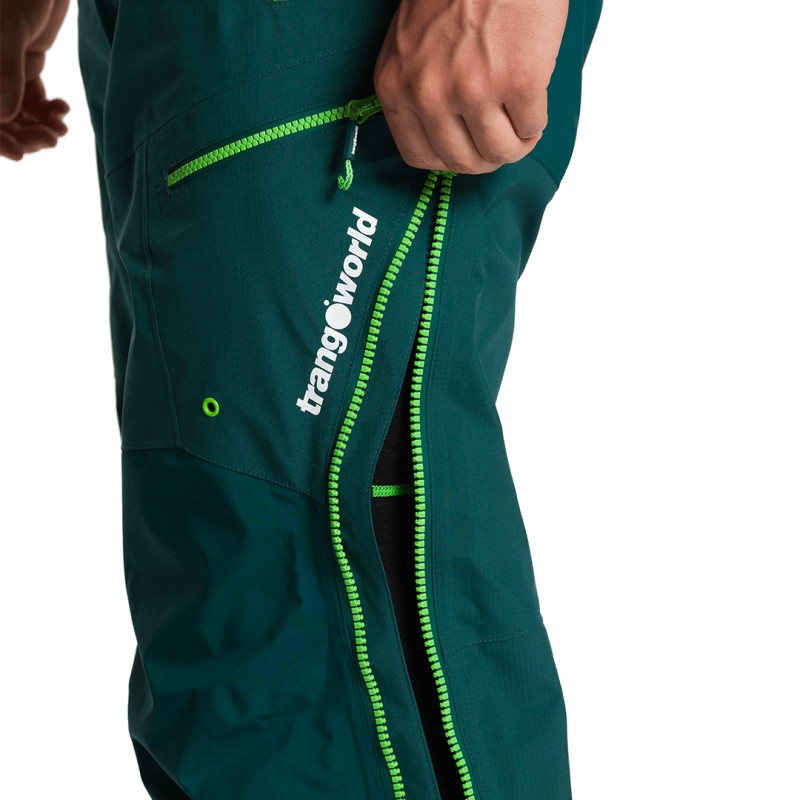 Calça comprida Trangoworld TRX2 SHELL EVO verde escuro