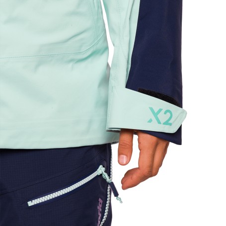 JAQUETA Trangoworld TRX2 SHELL WM EVO AZUL CLARO/MARINHO