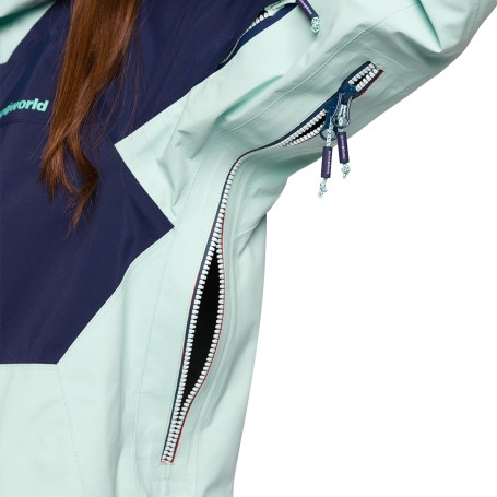 JAQUETA Trangoworld TRX2 SHELL WM EVO AZUL CLARO/MARINHO