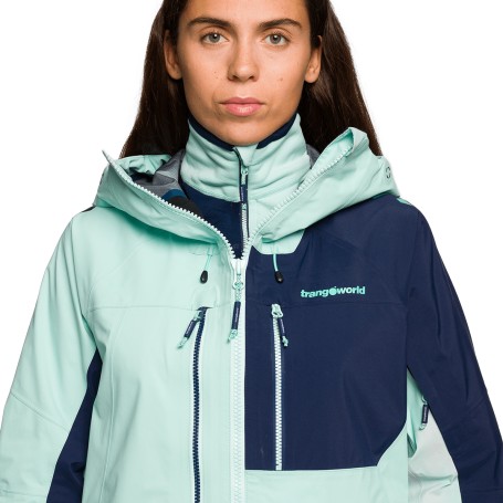 JAQUETA Trangoworld TRX2 SHELL WM EVO AZUL CLARO/MARINHO