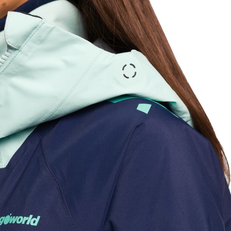 JAQUETA Trangoworld TRX2 SHELL WM EVO AZUL CLARO/MARINHO