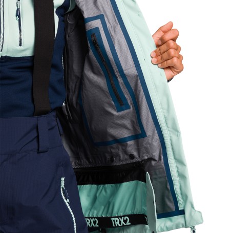 JAQUETA Trangoworld TRX2 SHELL WM EVO AZUL CLARO/MARINHO