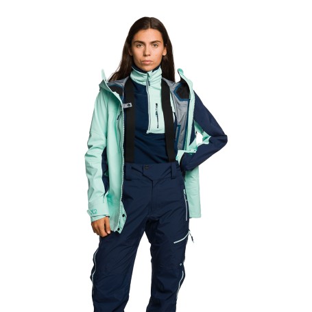 JAQUETA Trangoworld TRX2 SHELL WM EVO AZUL CLARO/MARINHO