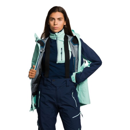 JAQUETA Trangoworld TRX2 SHELL WM EVO AZUL CLARO/MARINHO