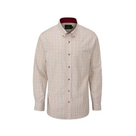 Camisa Oxford Blue London Tattersall Red