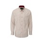 Camisa Oxford Azul Londres Tattersall Vermelha