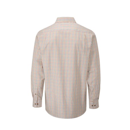 Camisa Oxford Azul Londres Tattersall Vermelha