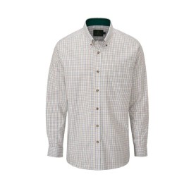 Camisa Oxford Blue London Tattersall Green