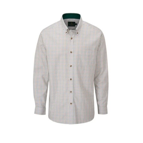 Camisa Oxford Azul Londres Verde Tattersall Camisa Oxford Azul Londres Verde Tattersall