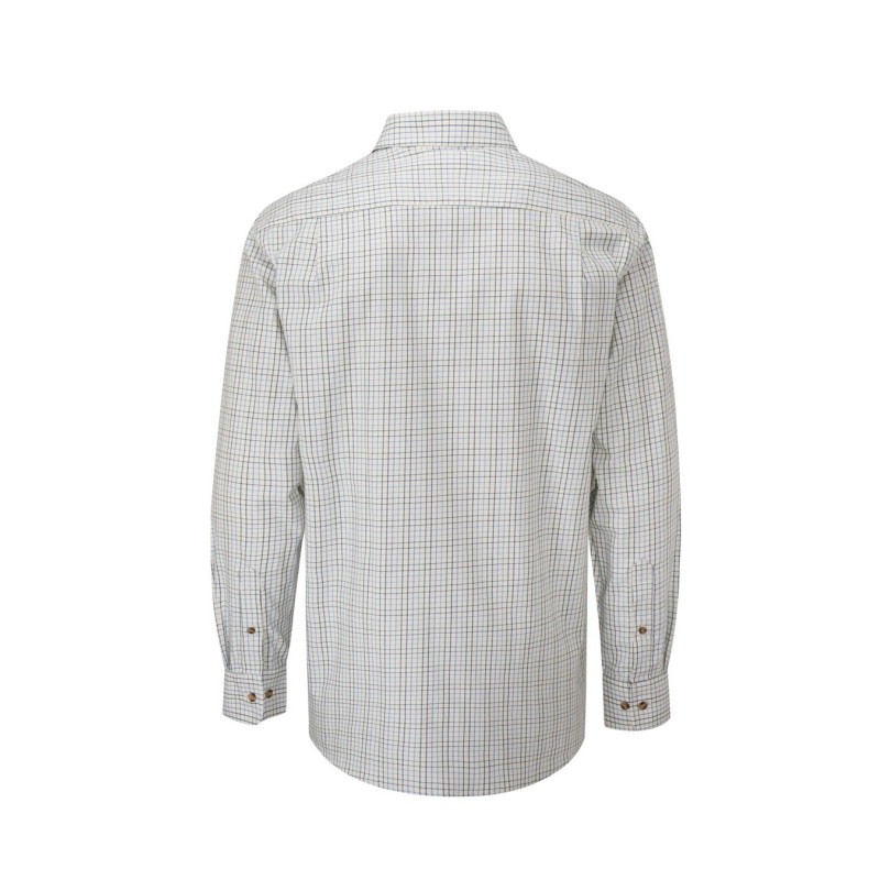 Camisa Oxford Azul Londres Tattersall Azul Marinho