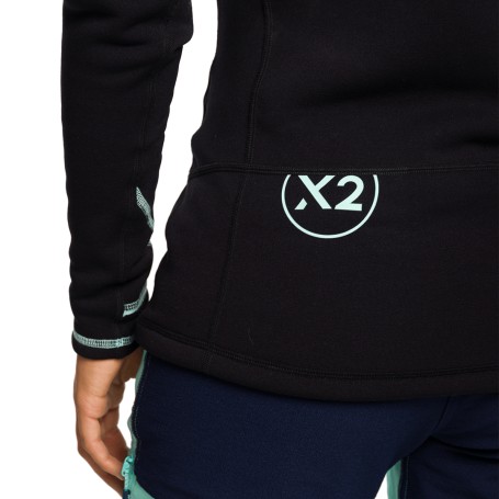 JAQUETA PRETA Trangoworld TRX2 STRETCH WM EVO