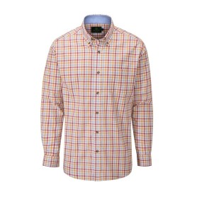 Camisa Oxford Blue Wick Check Red/Orange