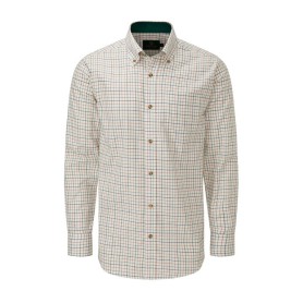 Camisa Oxford Blue Bern Check Orange/Green