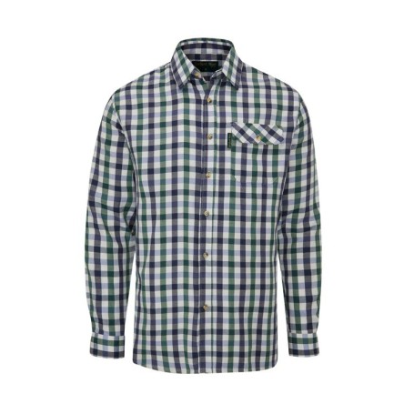 Camisa Oxford Azul Xadrez Verde Camisa Oxford Azul Xadrez Verde