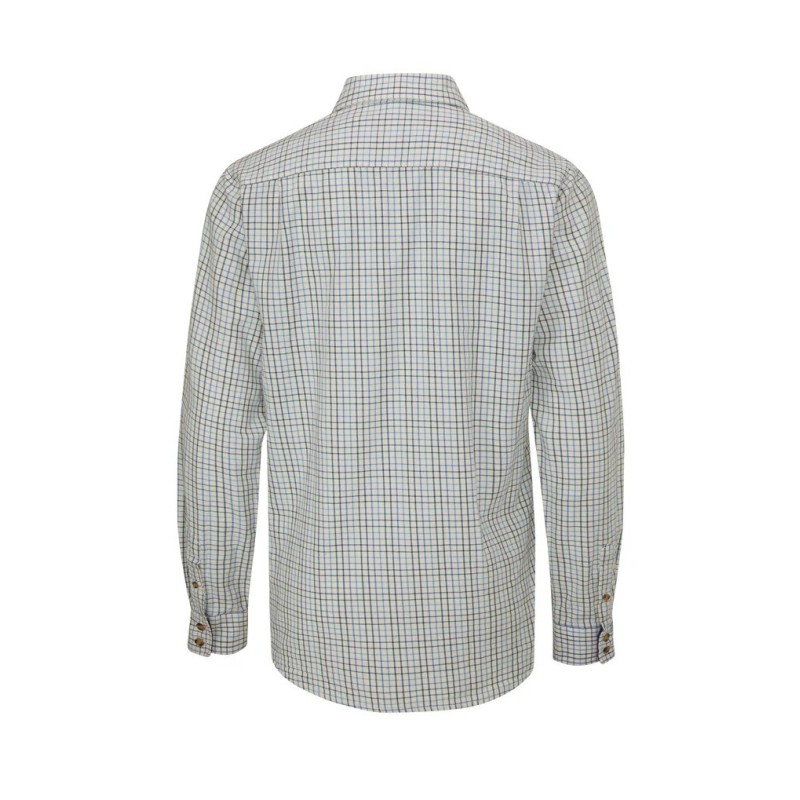 Camisa Oxford Azul Feminina London Tattersall Azul Marinho