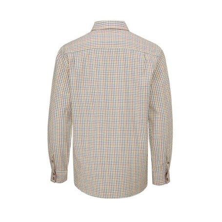 Camisa Oxford Azul Feminina London Tattersall Vermelha