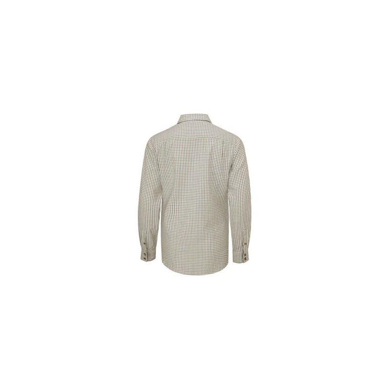 Camisa Oxford Azul Feminina London Tattersall Verde