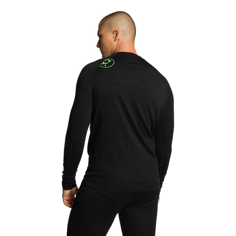 Trangoworld CAMISETA INTERIOR TRX2 WOOL EVO NEGRO