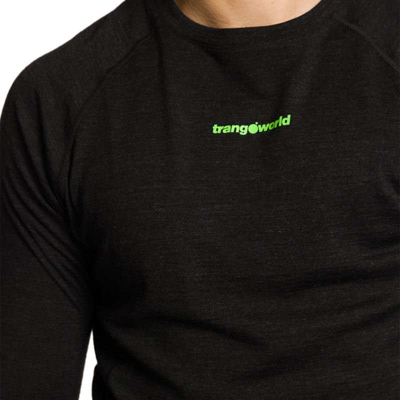 Trangoworld CAMISETA INTERIOR TRX2 WOOL EVO NEGRO