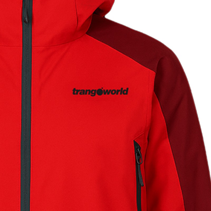 Trangoworld ALADREN JACKET VERMELHO/VERMELHO ESCURO
