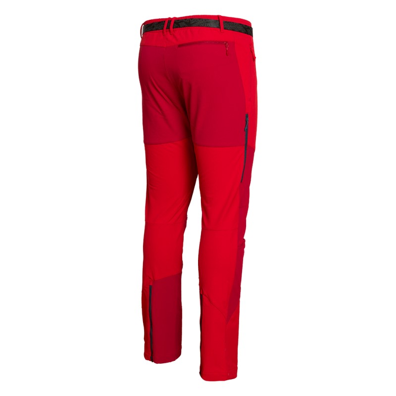 Trangoworld PANT. LARGO LINARD ROJO/ROJO OSCURO