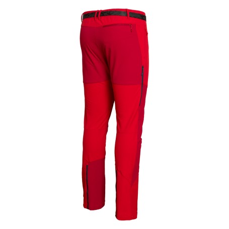 Trangoworld PANT. LARGO LINARD ROJO/ROJO OSCURO