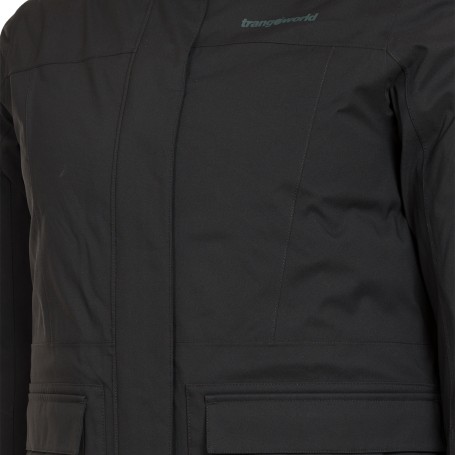 Trangoworld PARKA GOSFORD TÉRMICA PRETA