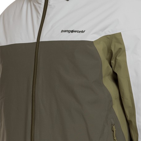 Trangoworld CHAQUETA GRANBY TERMIC BEIGE/VERDE OSCURO