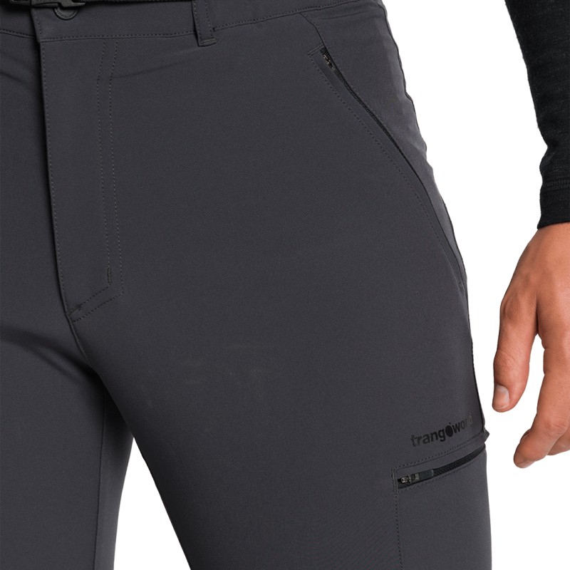 Trangoworld PANT. LARGO SAVU ANTRACITA