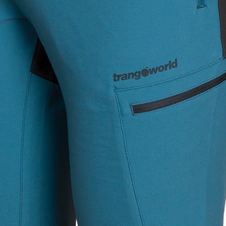 Trangoworld PANT. LARGO AYSEN 002 AZUL CLARO/ANTRACITA