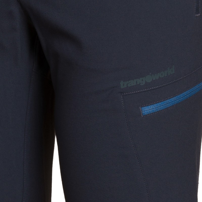 Trangoworld PANT. LARGO AYSEN 002 AZUL OSCURO