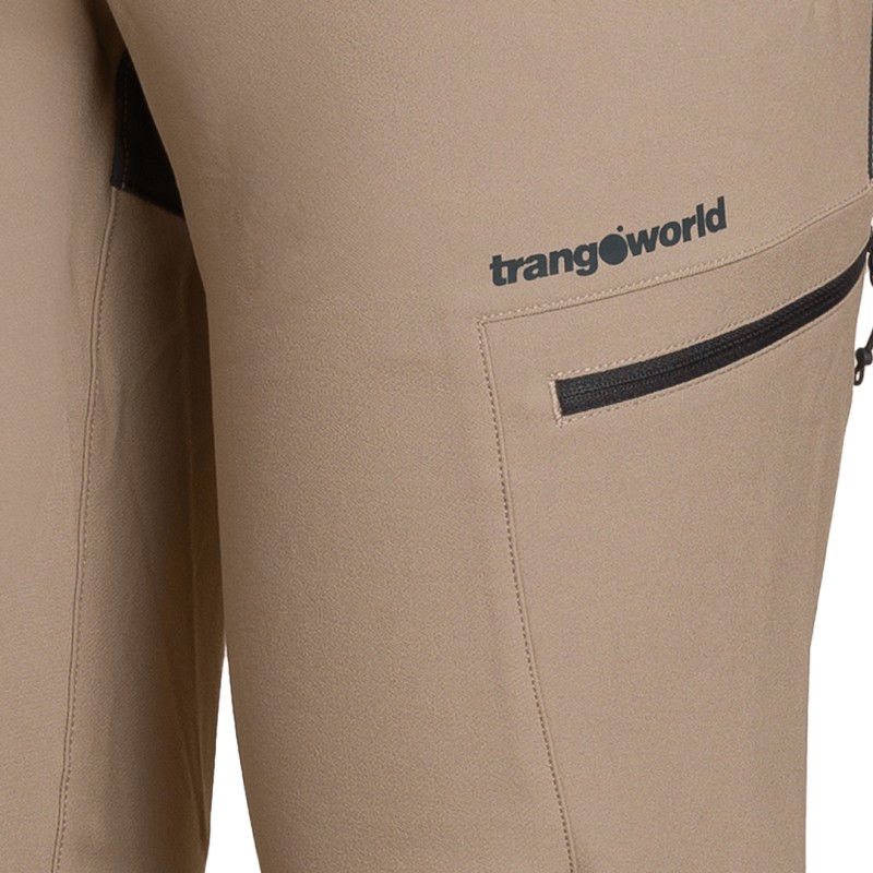 Trangoworld PANT. LARGO AYSEN 003 BEIGE/ANTRACITA